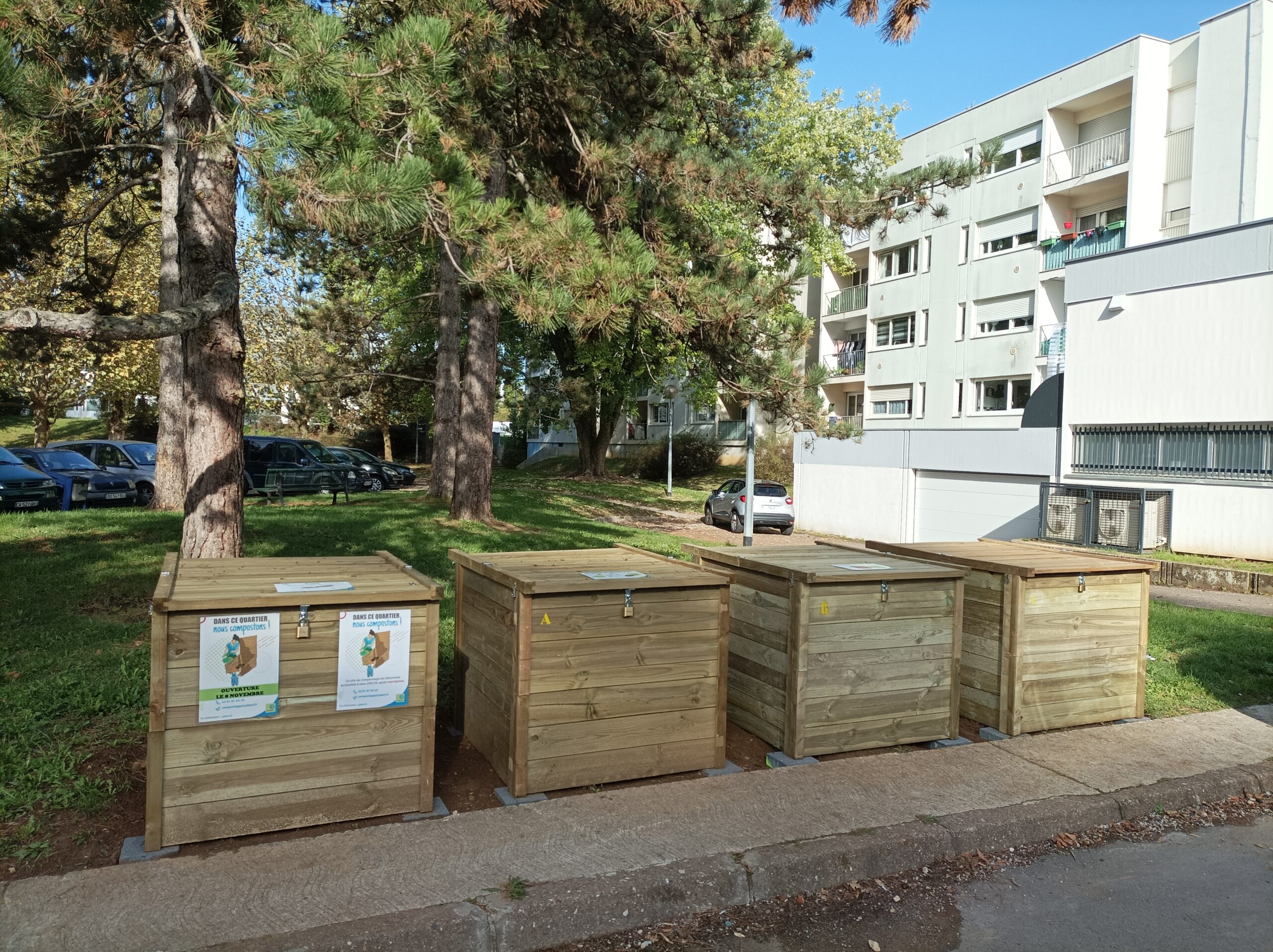 Site de compostage collectif Plançon - SYBERT - Syndicat mixte de Besançon  et de sa région pour le traitement des déchets