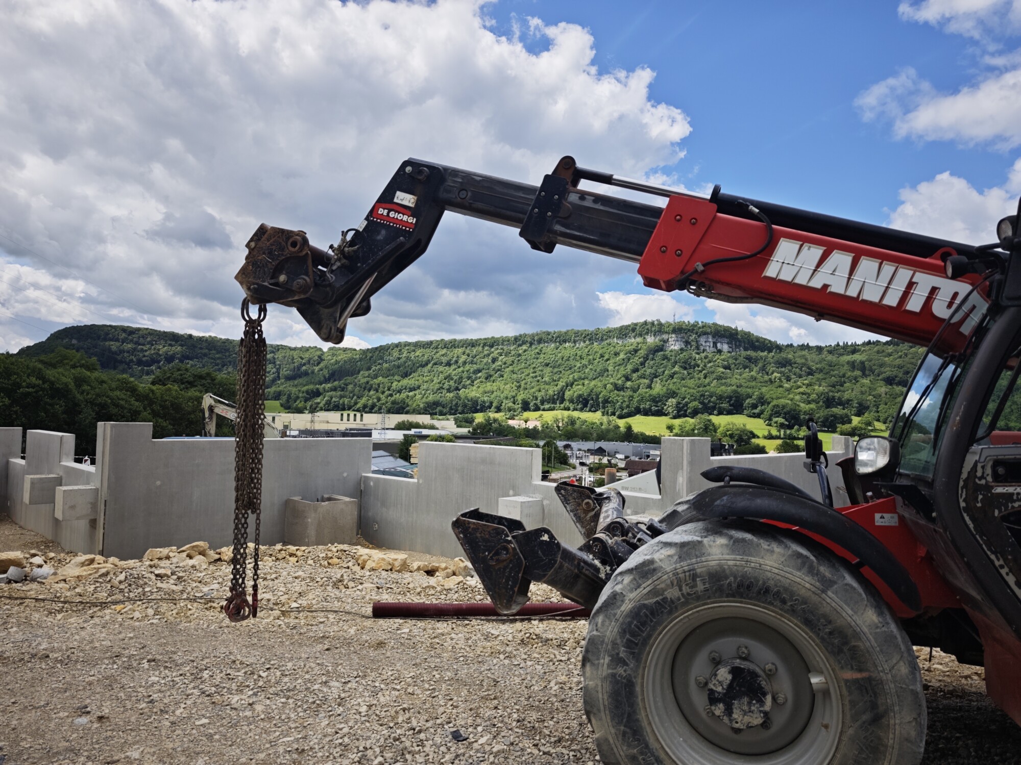 Retour sur la visite de chantier du futur éco-centre d'Ornans